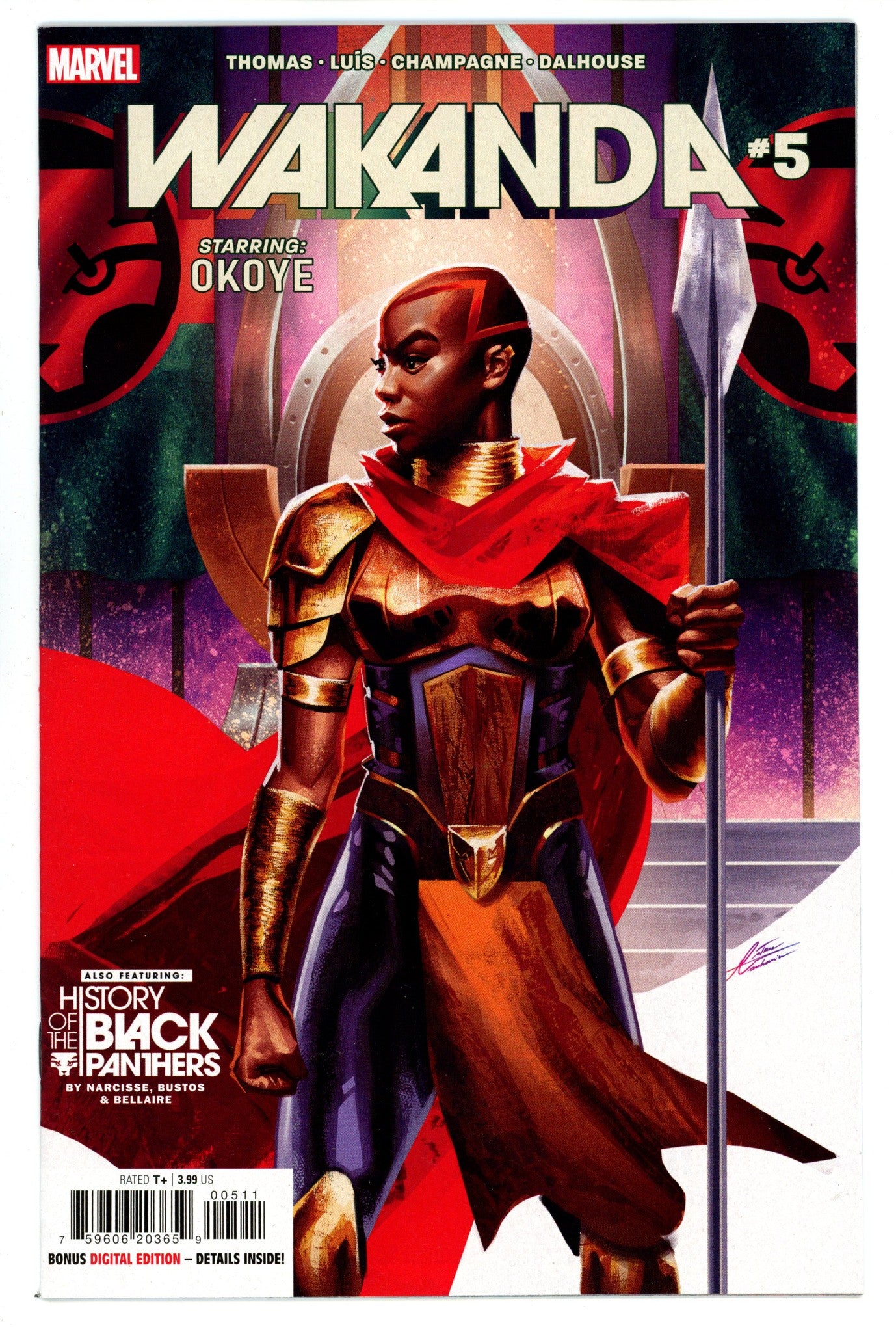 Wakanda Vol 1 5 High Grade (2023) 