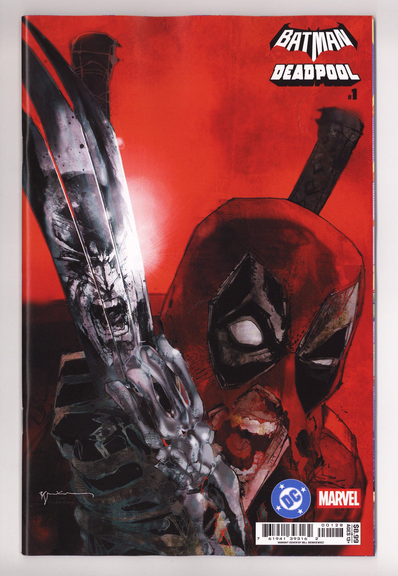 Batman Deadpool 1 Sienkiewicz Homage Variant (2025)