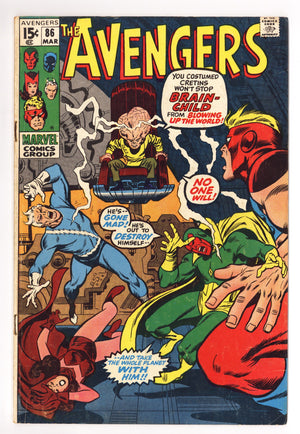 The Avengers Vol 1 86 VG+ (4.5) (1971)