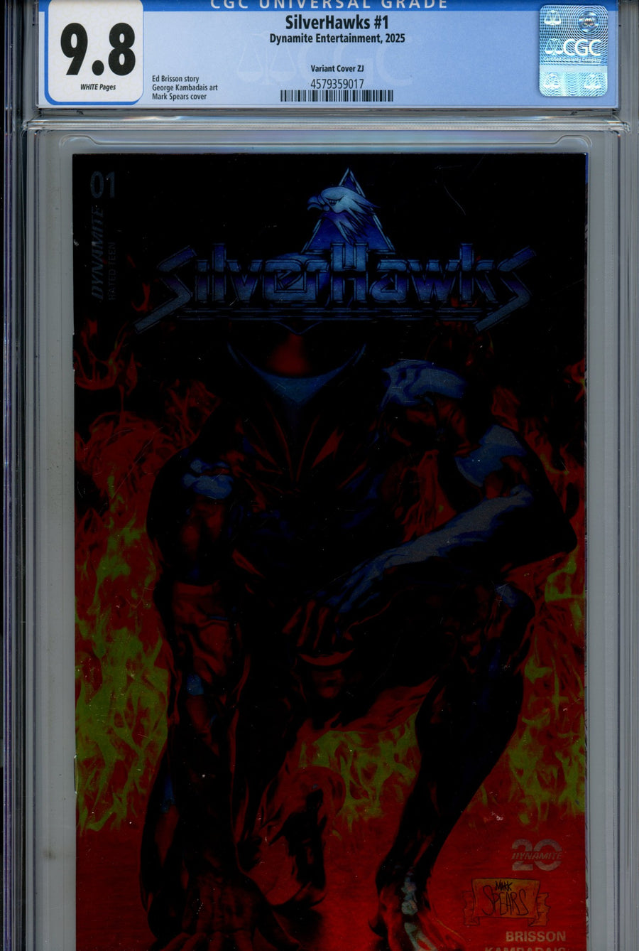 SilverHawks 1 CGC 9.8 (NM/M) (2025) Spears Foil Variant 