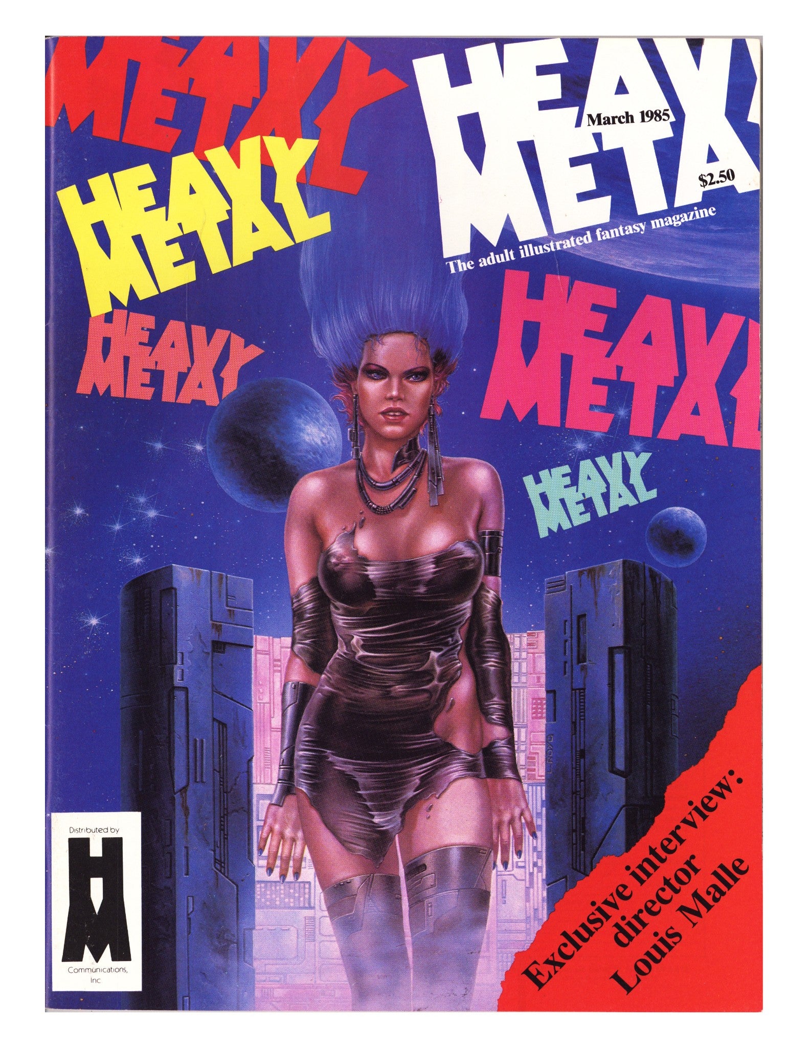 Heavy Metal Magazine Vol 8 12 Mid Grade (1985) 