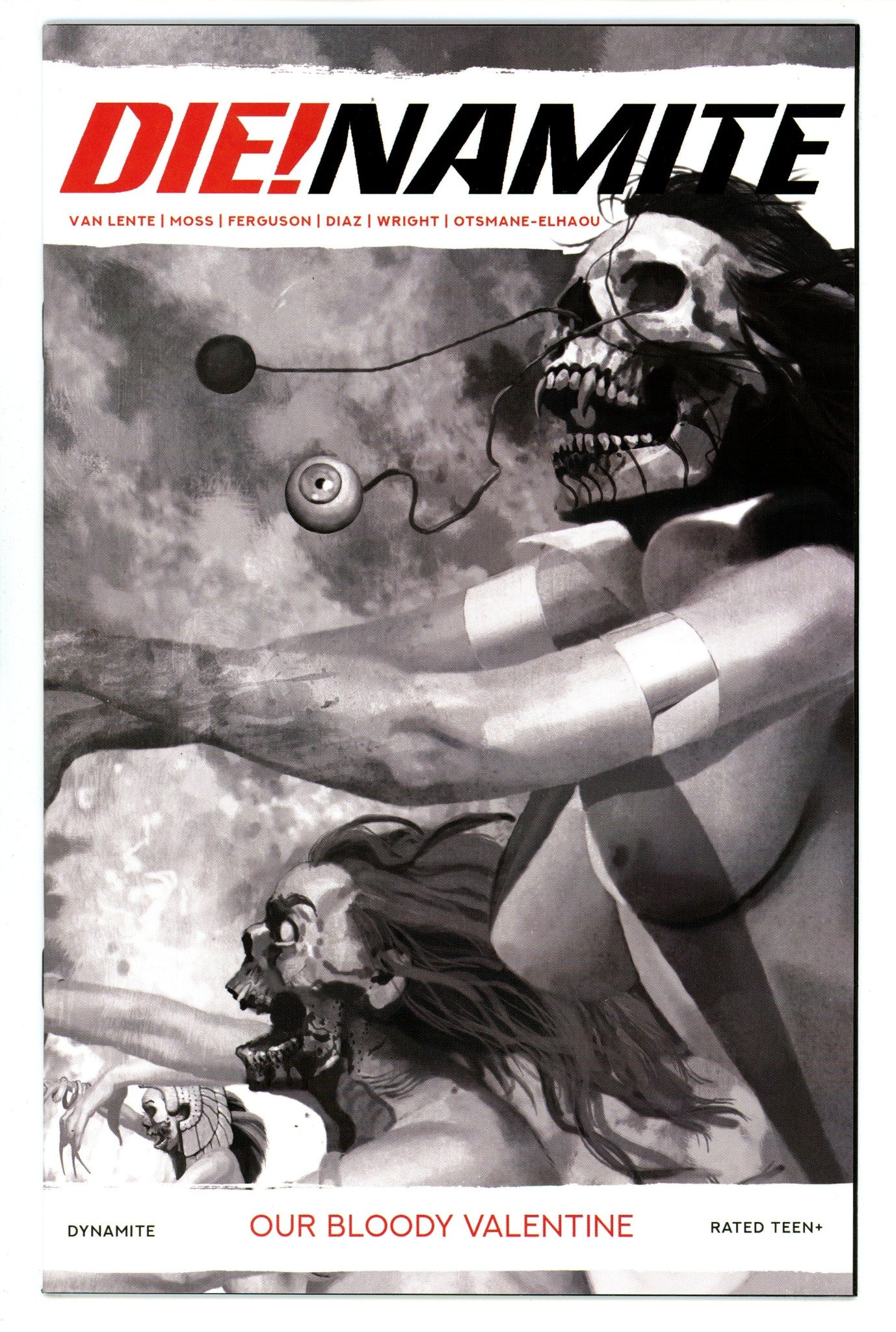 Die!namite Valentine's Special, Our Bloody Valentine [nn] High Grade (2021) Suydam B&W Incentive Variant 