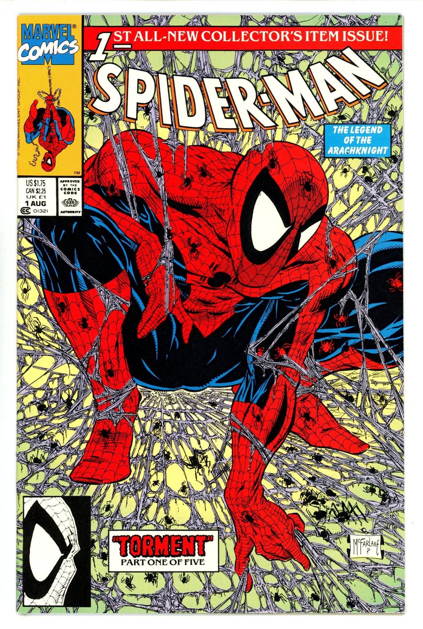 Spider-Man Vol 1 1 NM- (9.2) (1990) 
