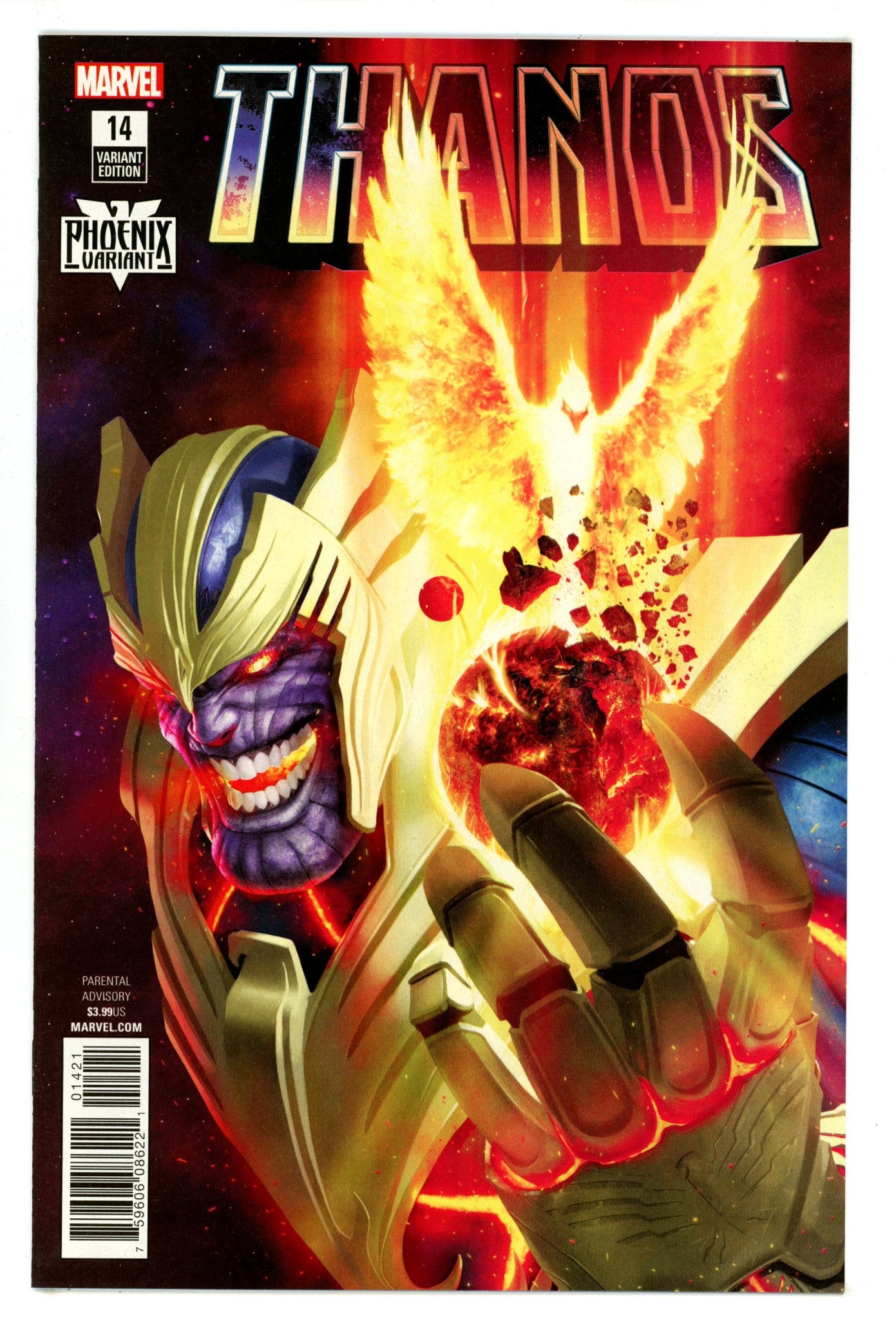 Thanos Vol 2 14 NM (9.4) (2018) Rahzzah Variant 