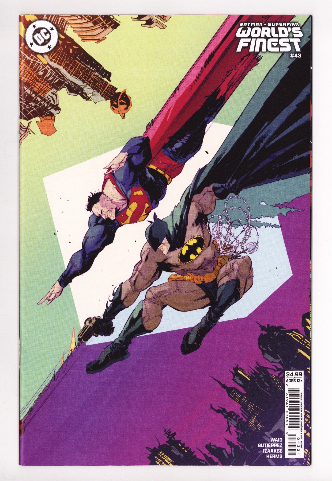 Batman Superman Worlds Finest 43 Gutiérrez Variant (2025)