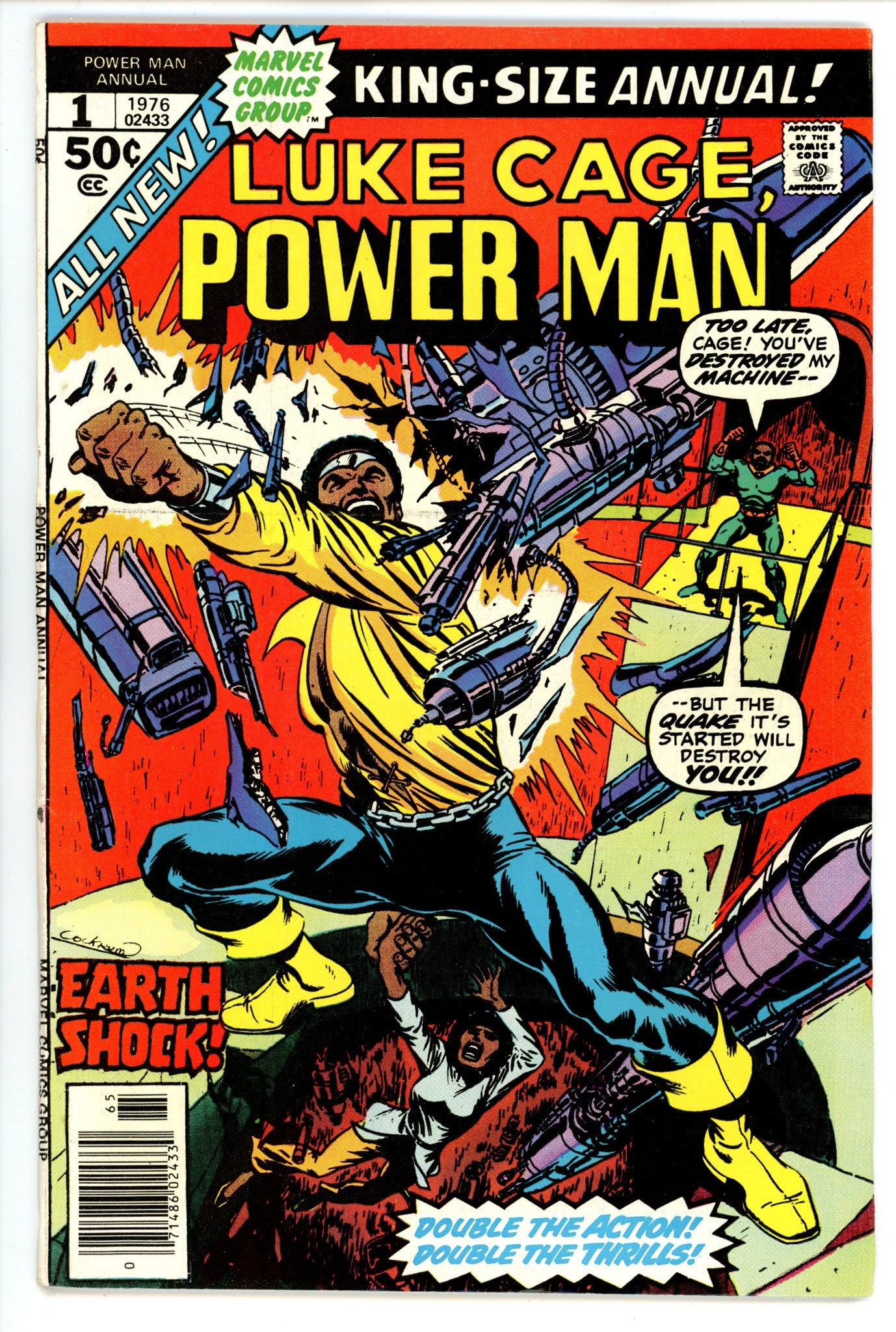 Power Man Annual 1 FN+ (6.5) (1976) 