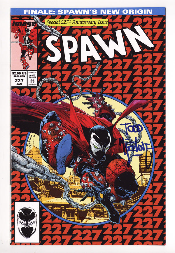 Spawn 227 NM- (9.2) (2013) Signed x1 Cover Todd McFarlane