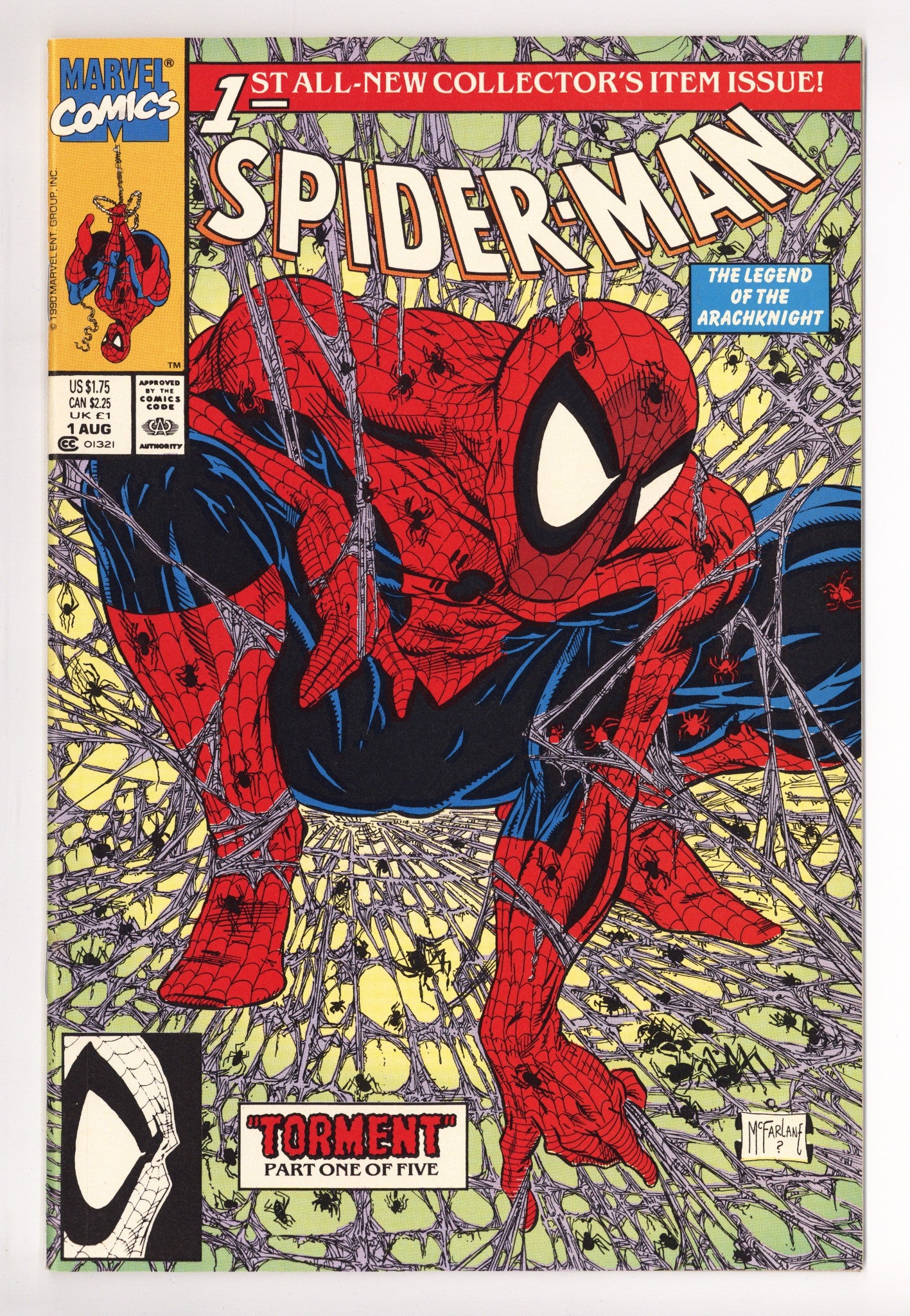 Spider-Man Vol 1 1 NM- (9.2) (1990) 