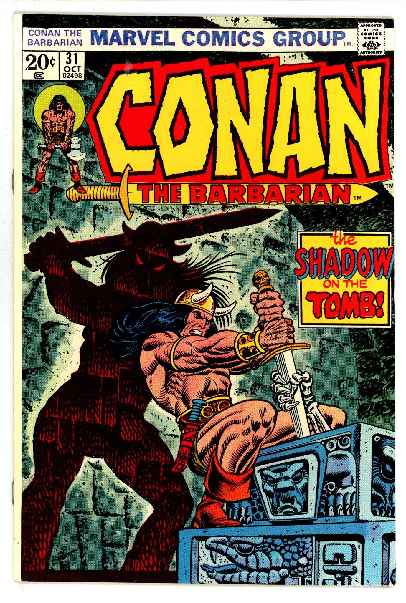 Conan the Barbarian Vol 1 31 VF- (7.5) (1973) 