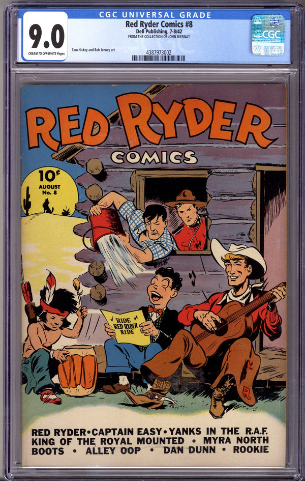 Red Ryder Comics 8 CGC 9.0 (VF/NM) (1942)
