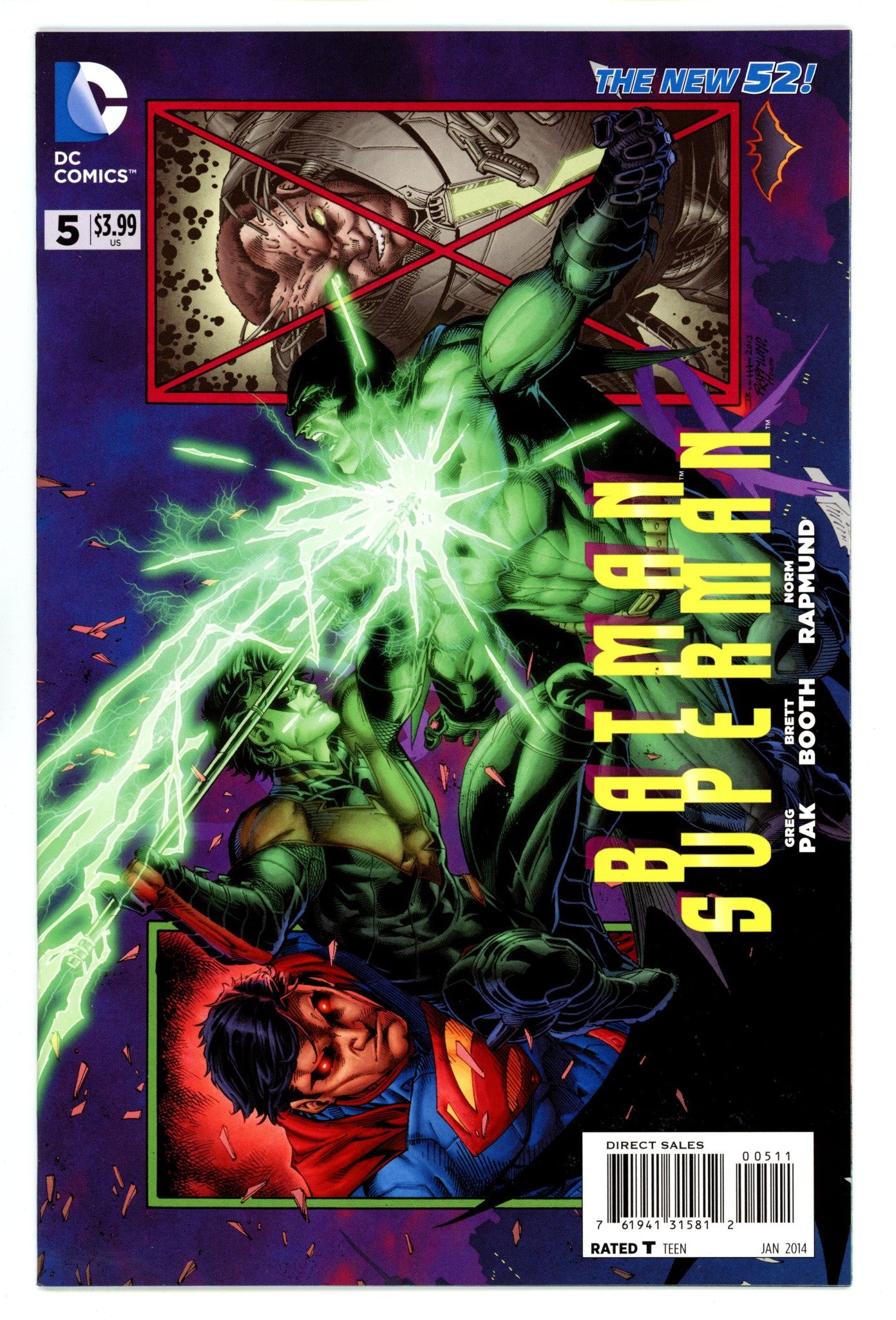 Batman / Superman Vol 1 5 High Grade (2014) 