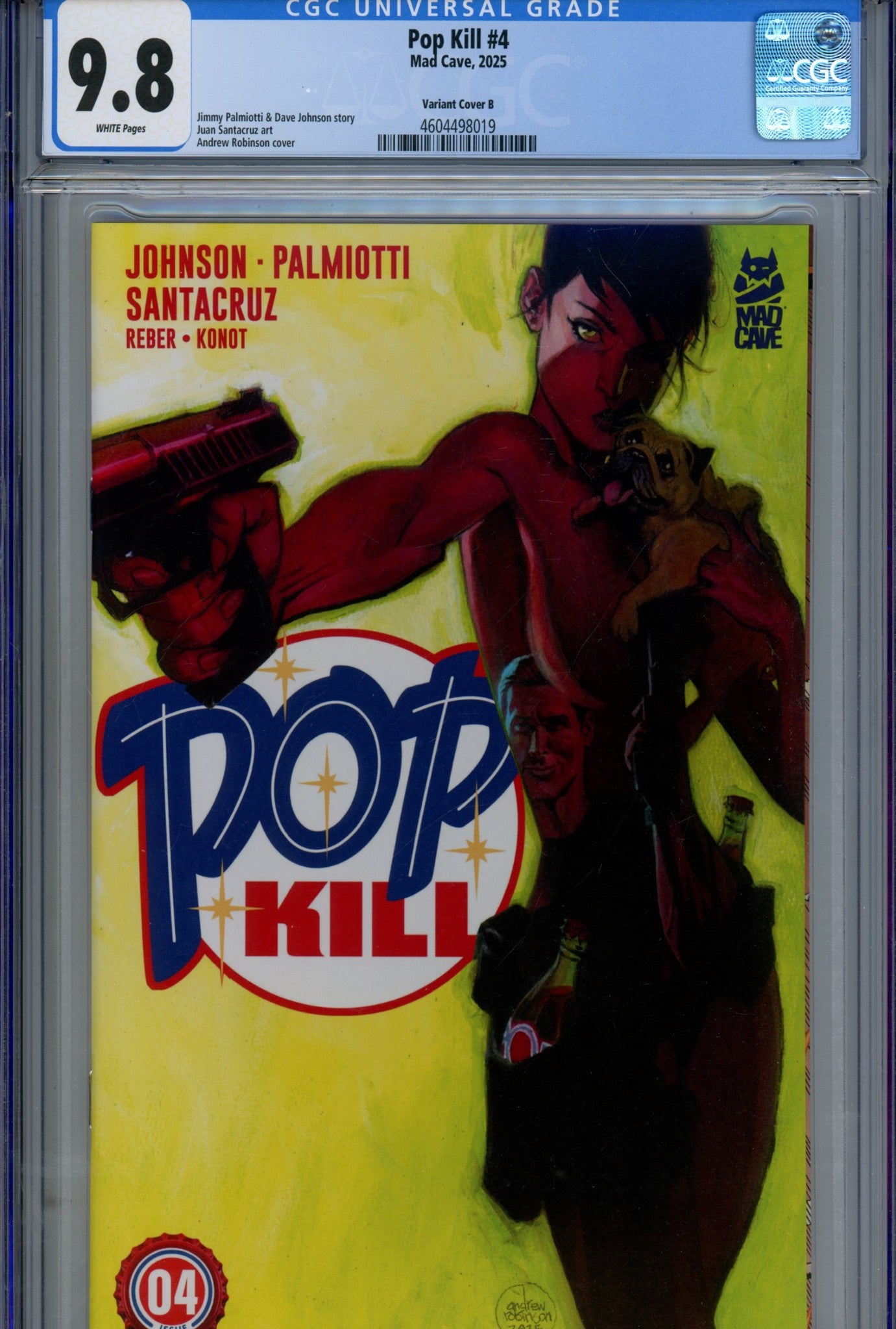 Pop Kill 4 CGC 9.8 (NM/M) (2025) Robinson Variant 