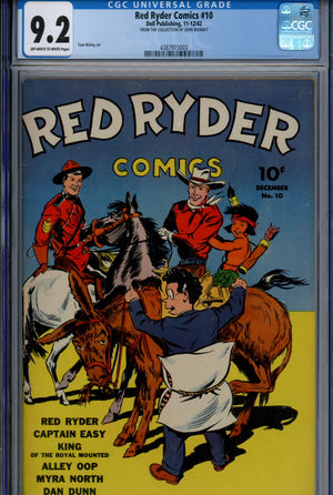 Red Ryder Comics 10 CGC 9.2 (NM-) (1942) 