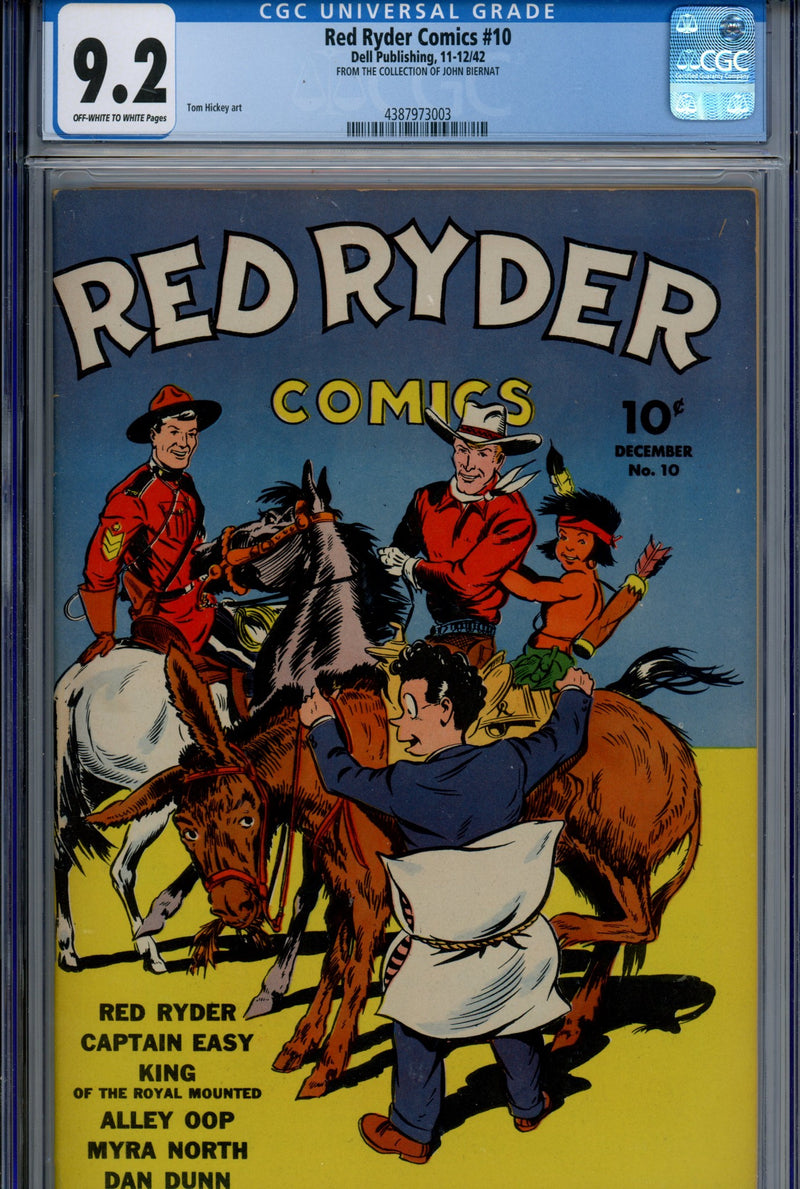 Red Ryder Comics 10 CGC 9.2 (NM-) (1942) 