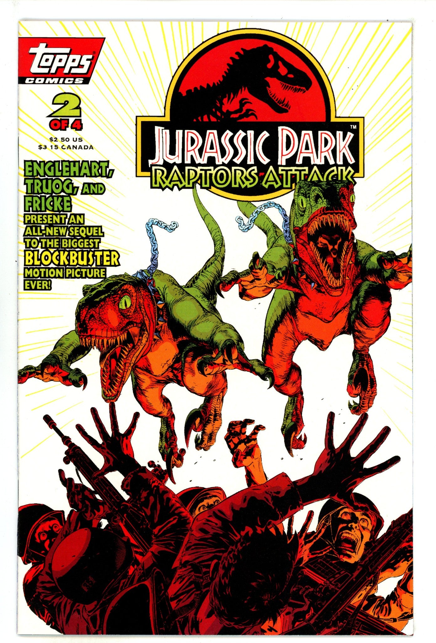 Jurassic Park: Raptors Attack 2 NM- (9.2) (1994) 