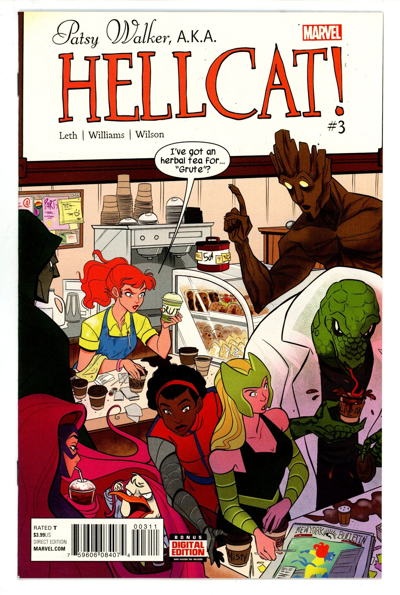 Patsy Walker, A.K.A. Hellcat! 3 High Grade (2016) 