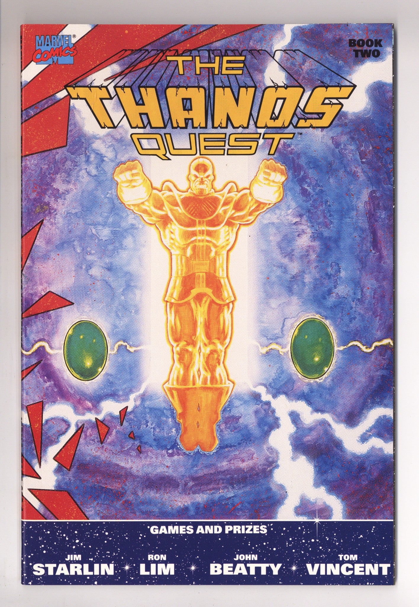 The Thanos Quest 2 NM- (9.2) (1990) 