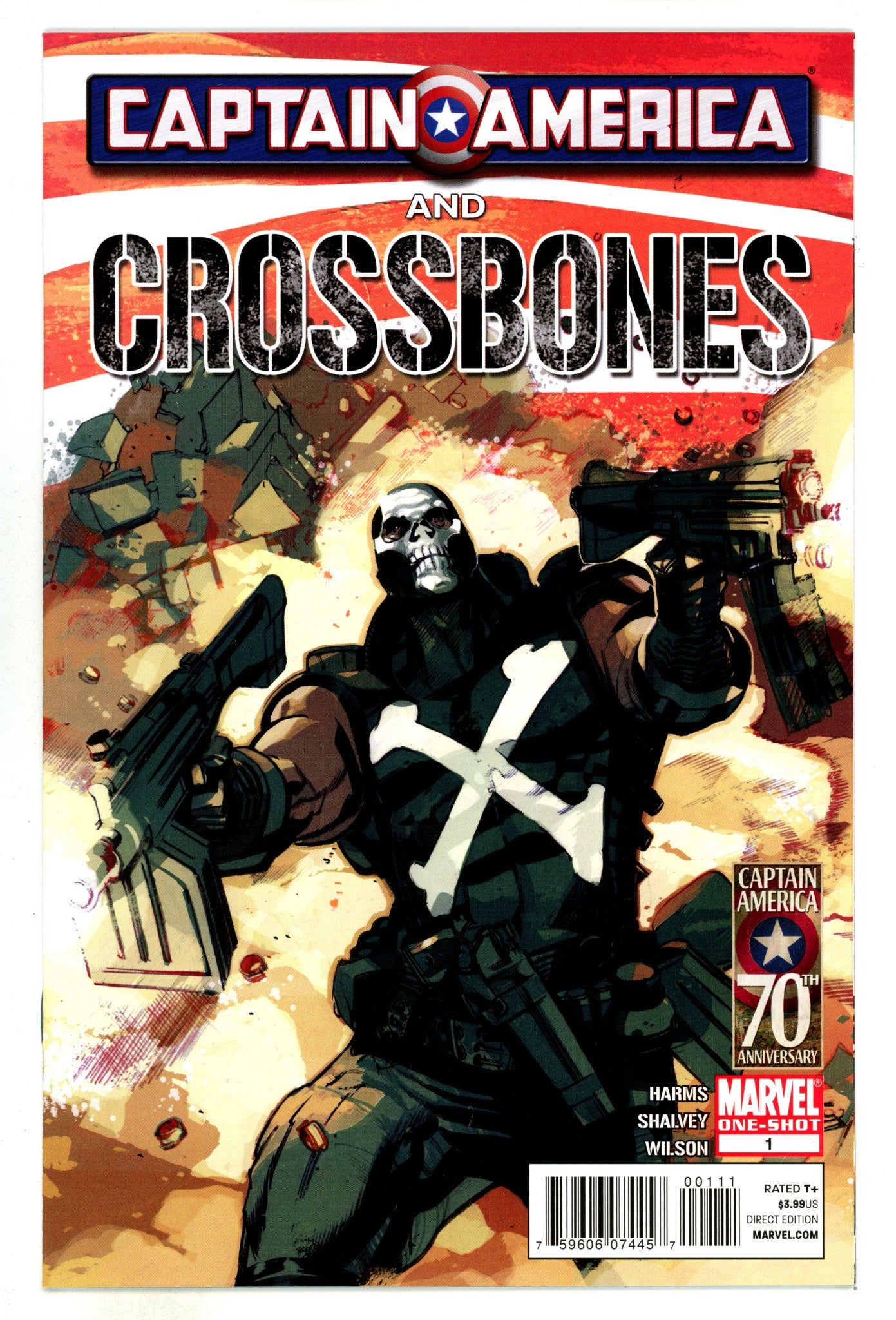 Captain America and Crossbones 1 High Grade (2011) 