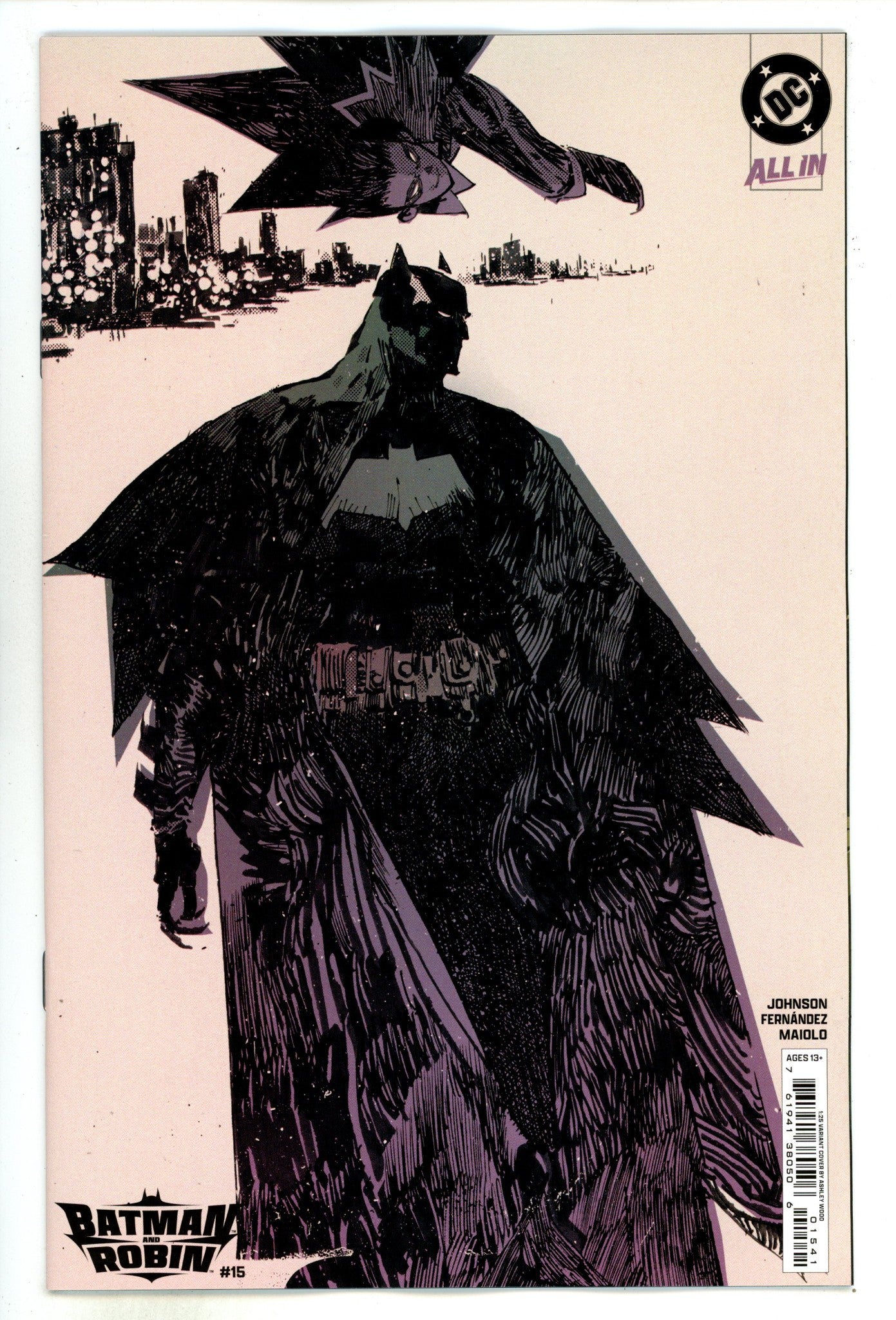 Batman And Robin Vol 3 15 Wood  Incentive Variant NM  (2024)