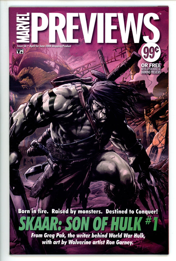 Marvel Previews Vol 1 56 High Grade (2008)