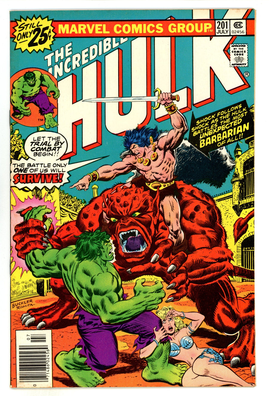 The Incredible Hulk Vol 1 201 FN (6.0) (1976) 