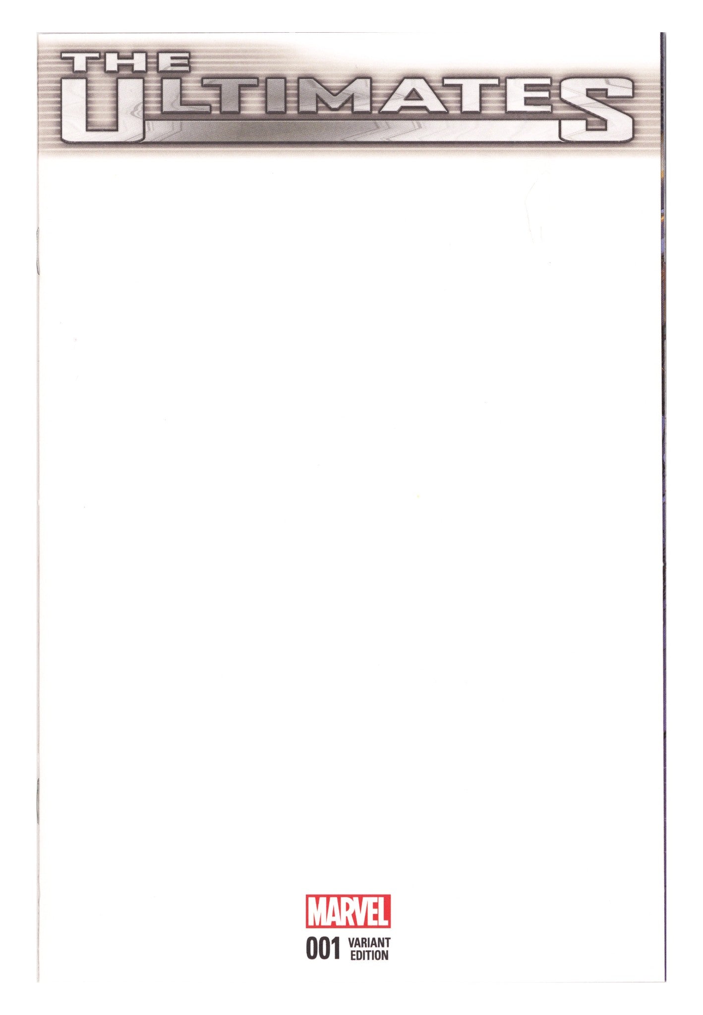 Ultimates Vol 4 1 NM (9.4) (2016) Blank Variant 