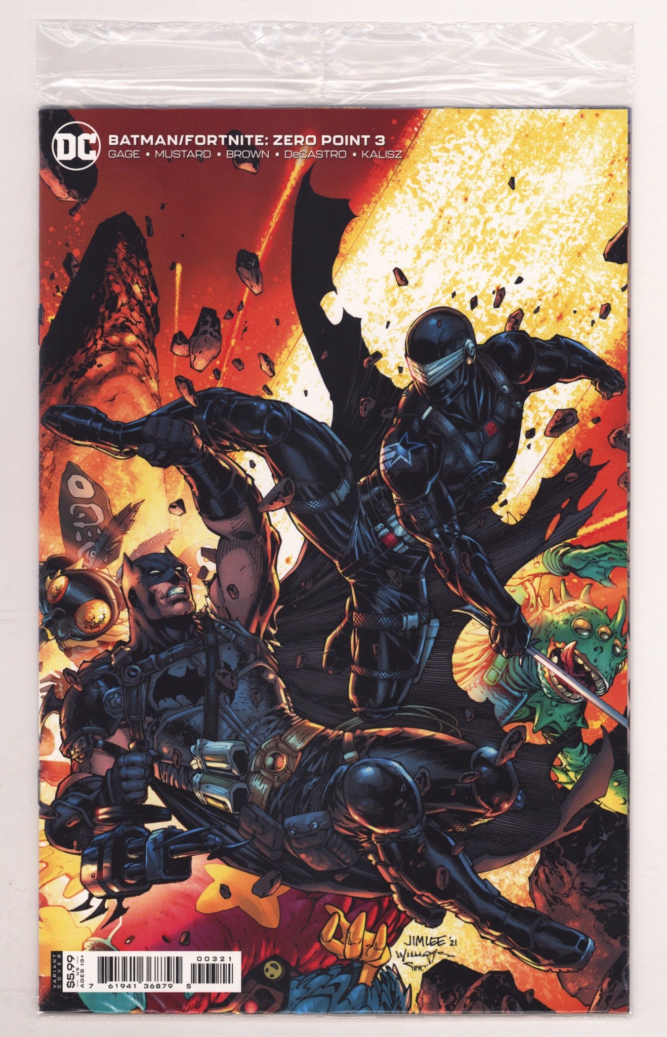 Batman / Fortnite: Zero Point   3  High Grade   (2021)     Sealed  