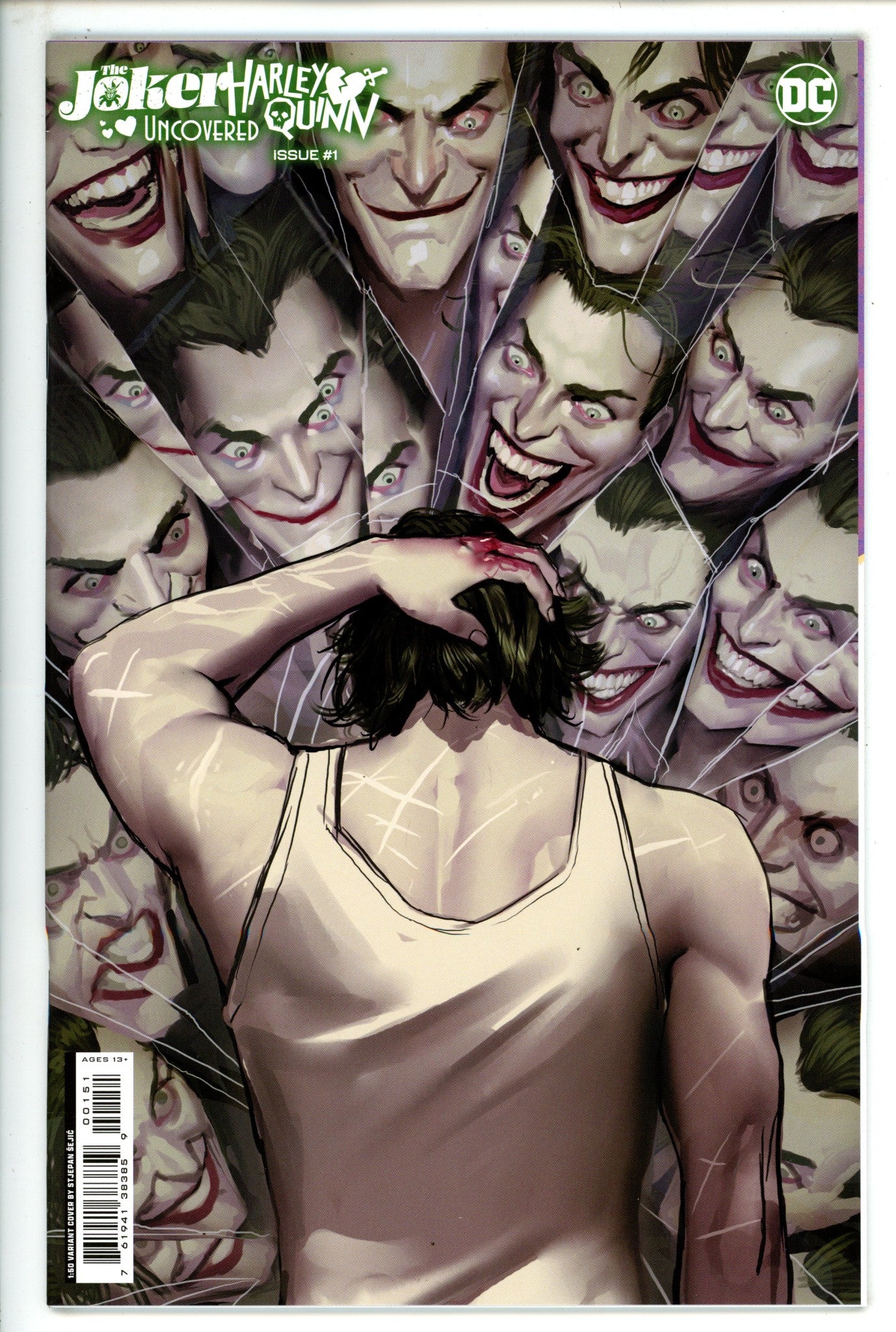 The Joker / Harley Quinn: Uncovered 1 NM+ (9.6) (2023) Sejic Incentive Variant 