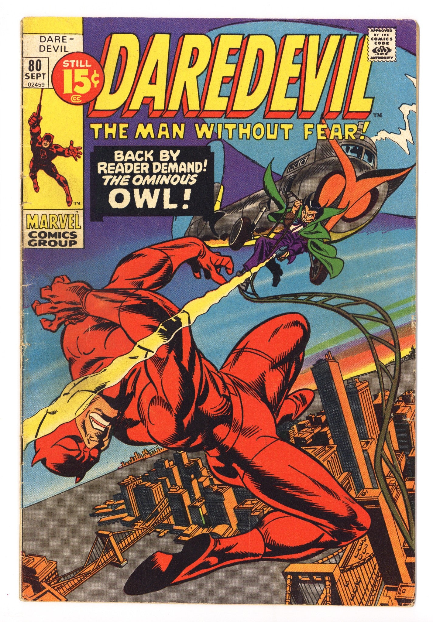 Daredevil Vol 1 80 VG- (3.5) (1971) 