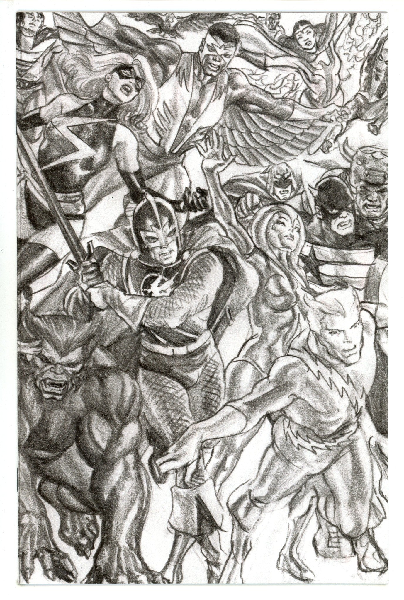 Avengers Vol 9 5 Ross Virgin Sketch Incentive Variant VF+ (2023)