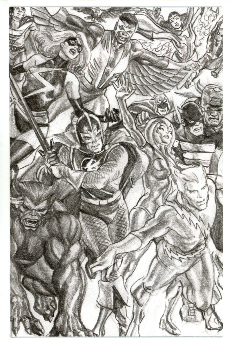 Avengers Vol 9 5 Ross Virgin Sketch Incentive Variant VF+ (2023)