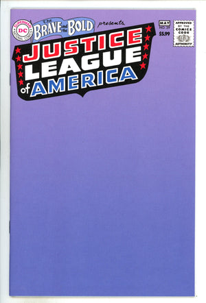 Brave And The Bold Vol 1 29 Facsimile Blank Variant (2025)