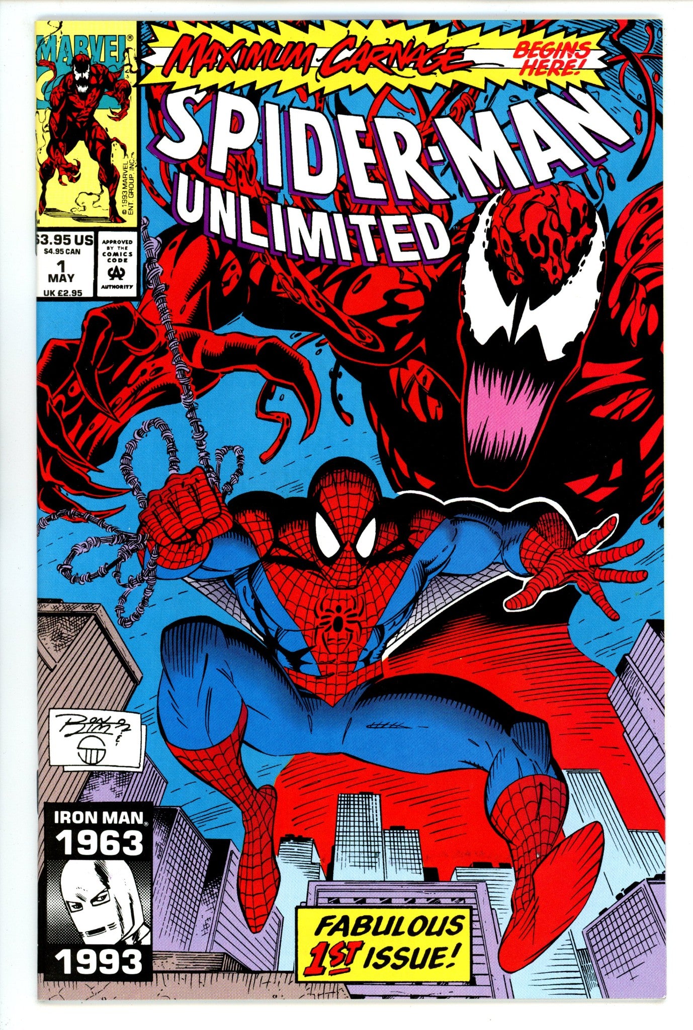 Spider-Man Unlimited Vol 1 1 NM- (9.2) (1993) 