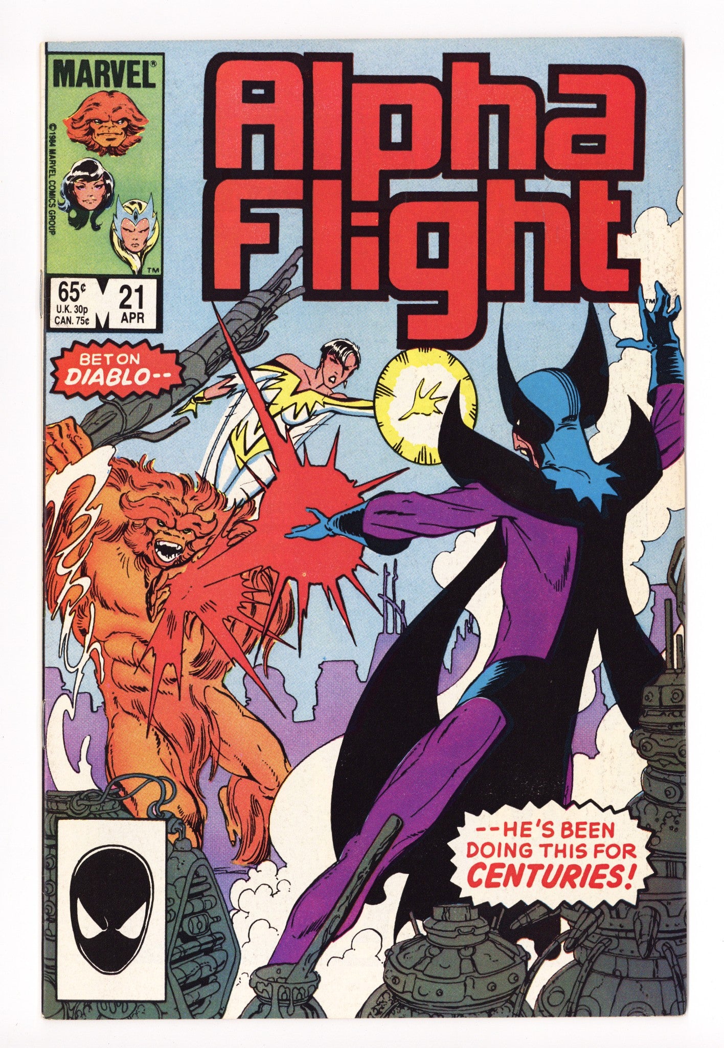 Alpha Flight Vol 1 21 High Grade (1985) 