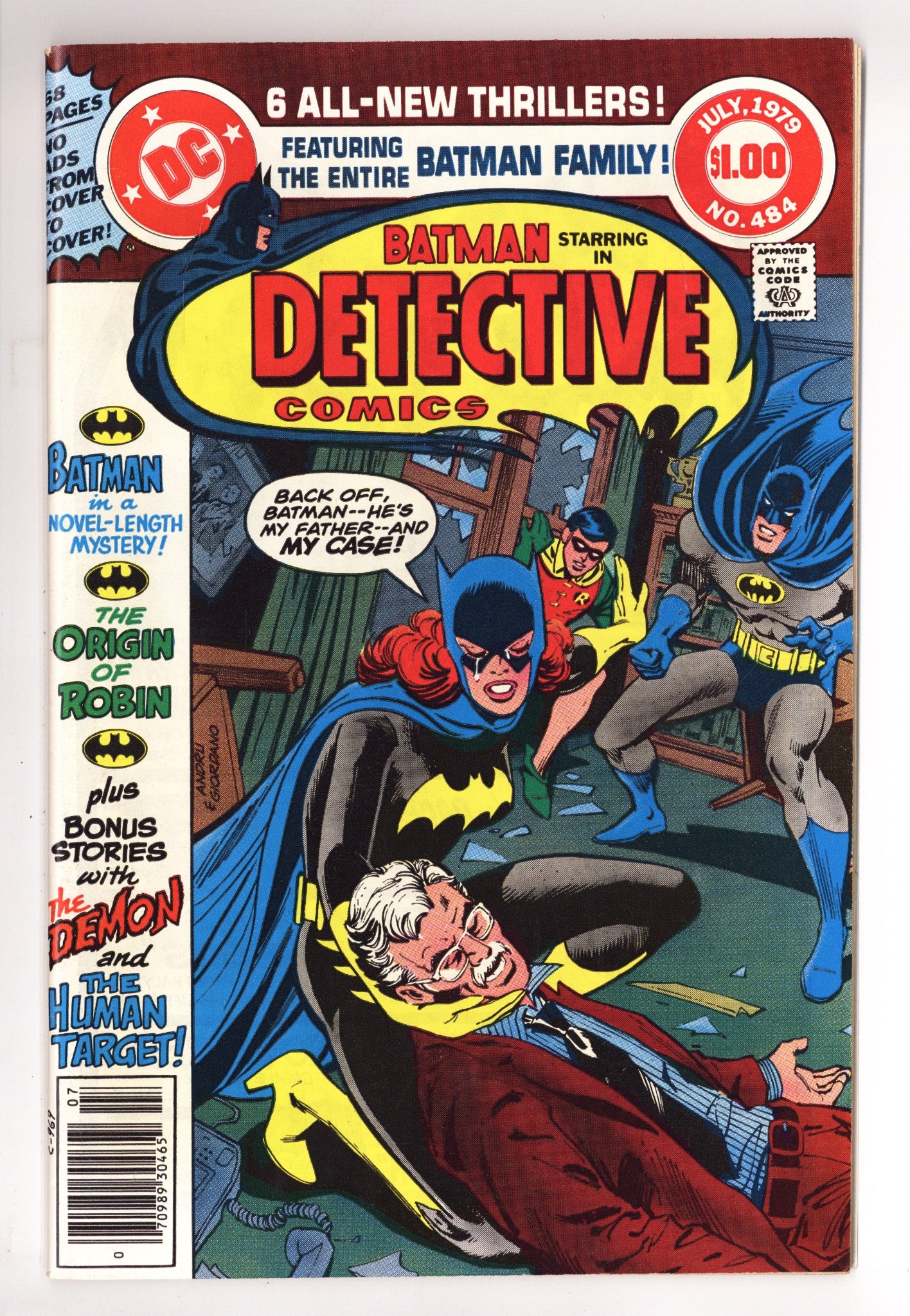 Detective Comics Vol 1 484 VF+ (8.5) (1979) 