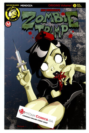 Zombie Tramp Origins 3 NM- (9.2) (2017) Mendoza Risque Variant
