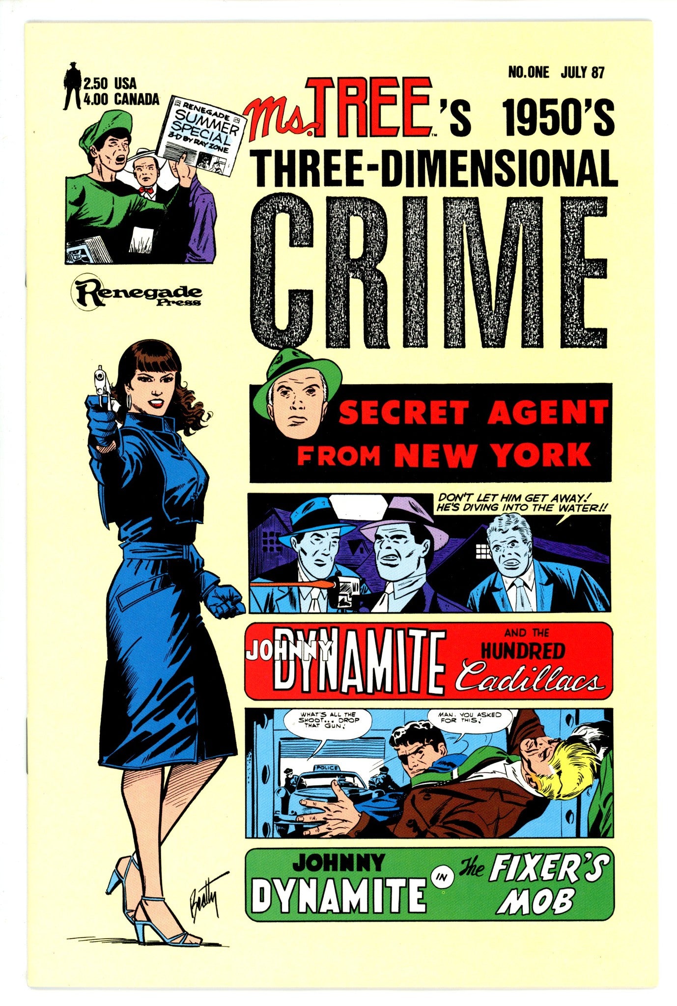 Ms. Tree's 1950's Three Dimensional Crime 1 (1987)