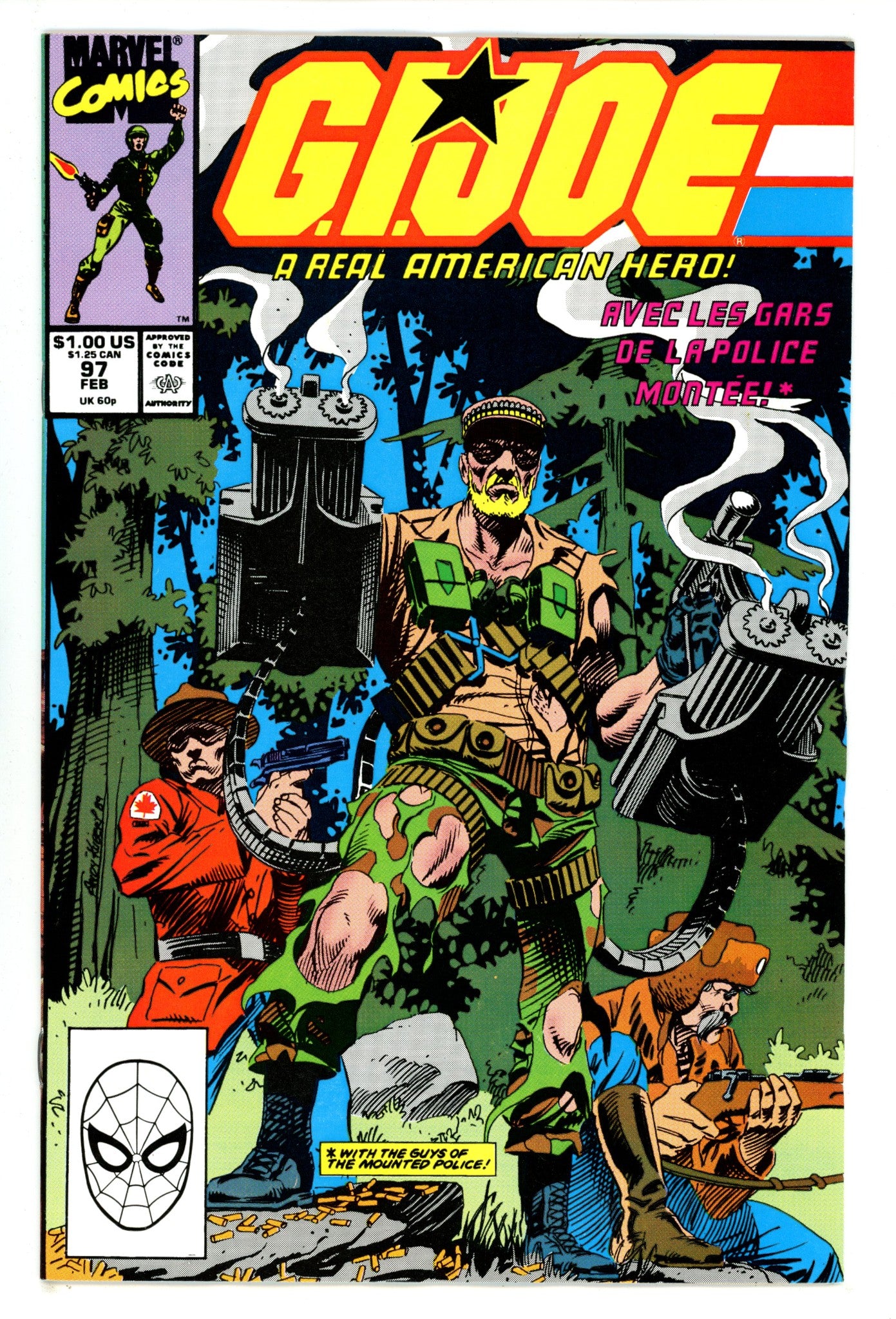 G.I. Joe, A Real American Hero 97 VF+ (8.5) (1990) 