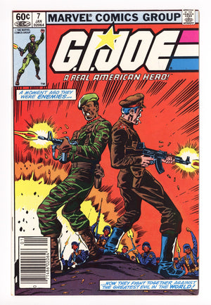 G.I. Joe, A Real American Hero 7 VF (8.0) (1983) Newsstand 