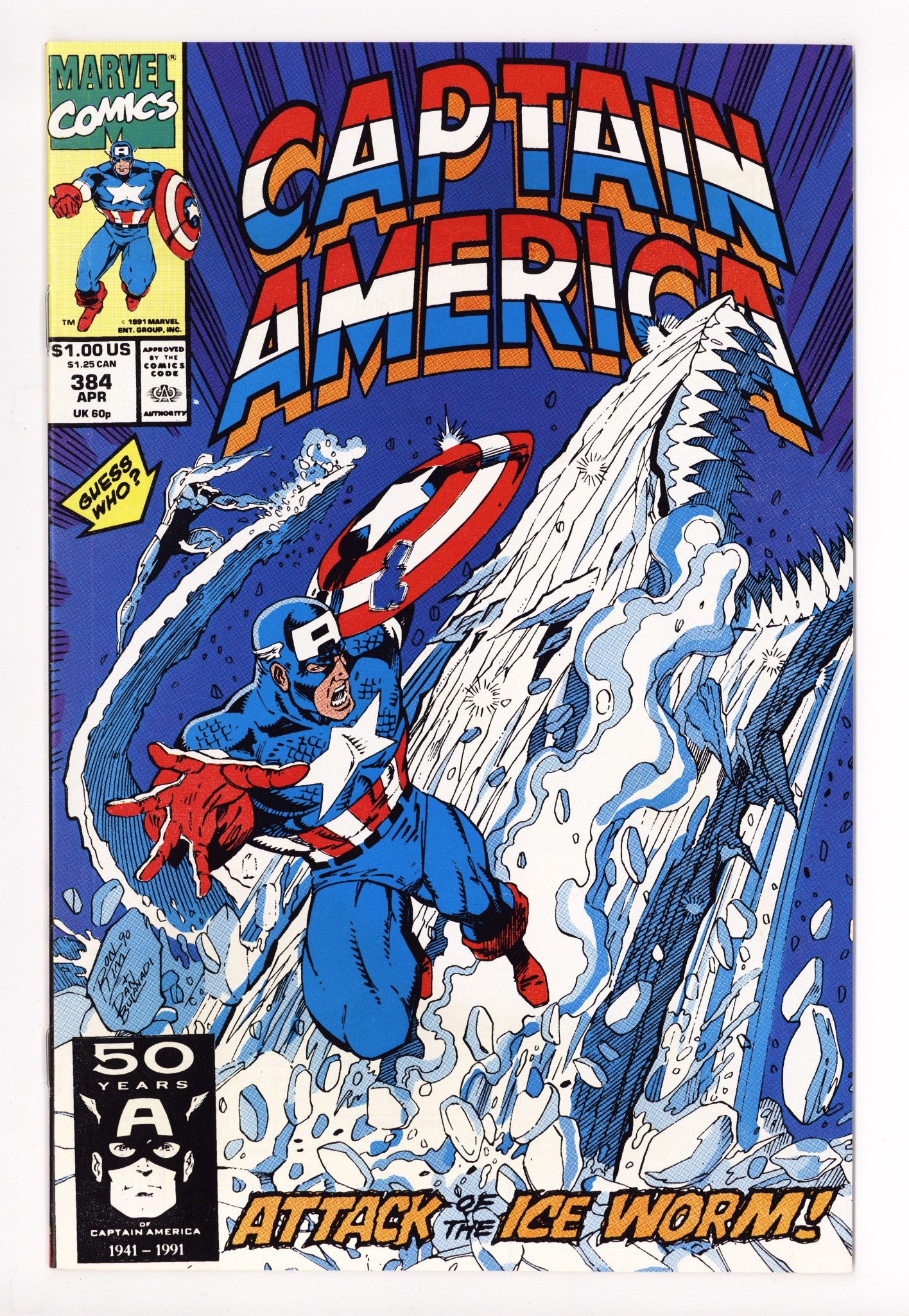Captain America Vol 1 384 High Grade (1991) 