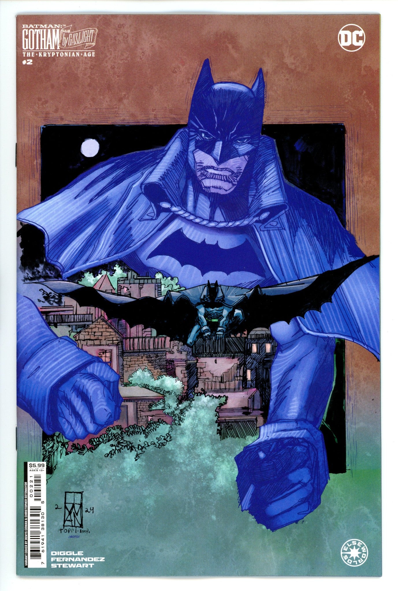 Batman Gotham By Gaslight The Kryptonian Age 2 Cowan Variant (2024)