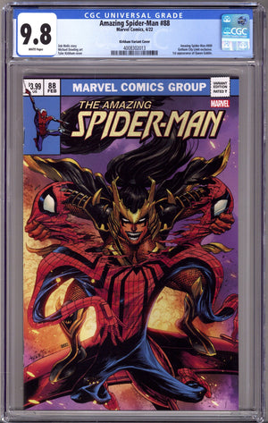 Amazing Spider-Man Vol 5 88 (889) CGC 9.8 (NM/M) (2022) Kirkham Homage Exclusive Variant