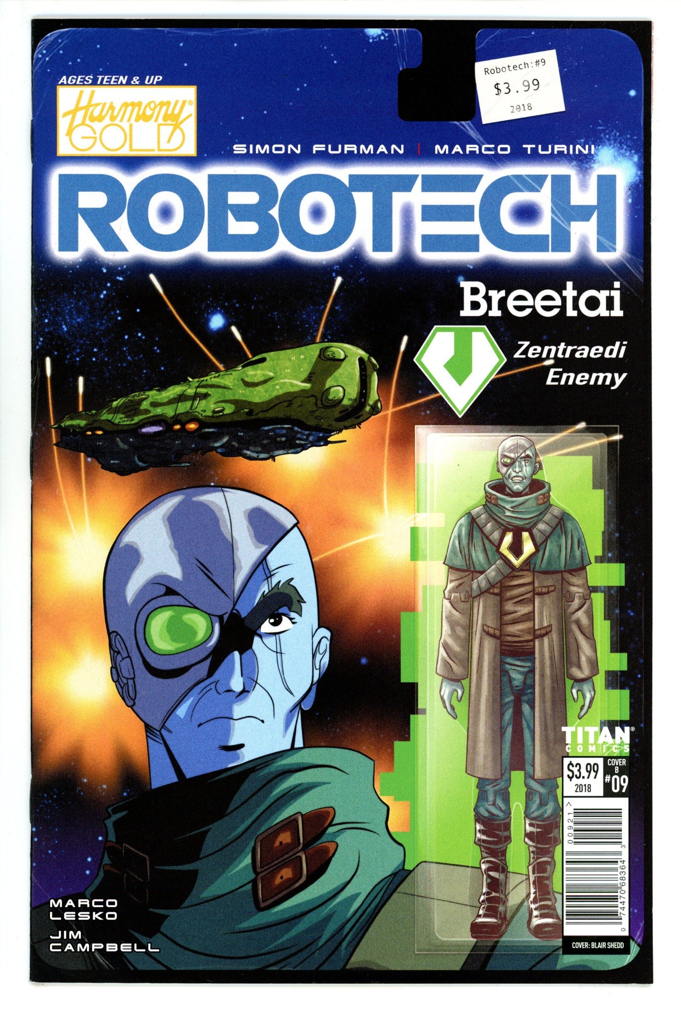 Robotech 9 High Grade (2018) Shedd Action Figure Variant 