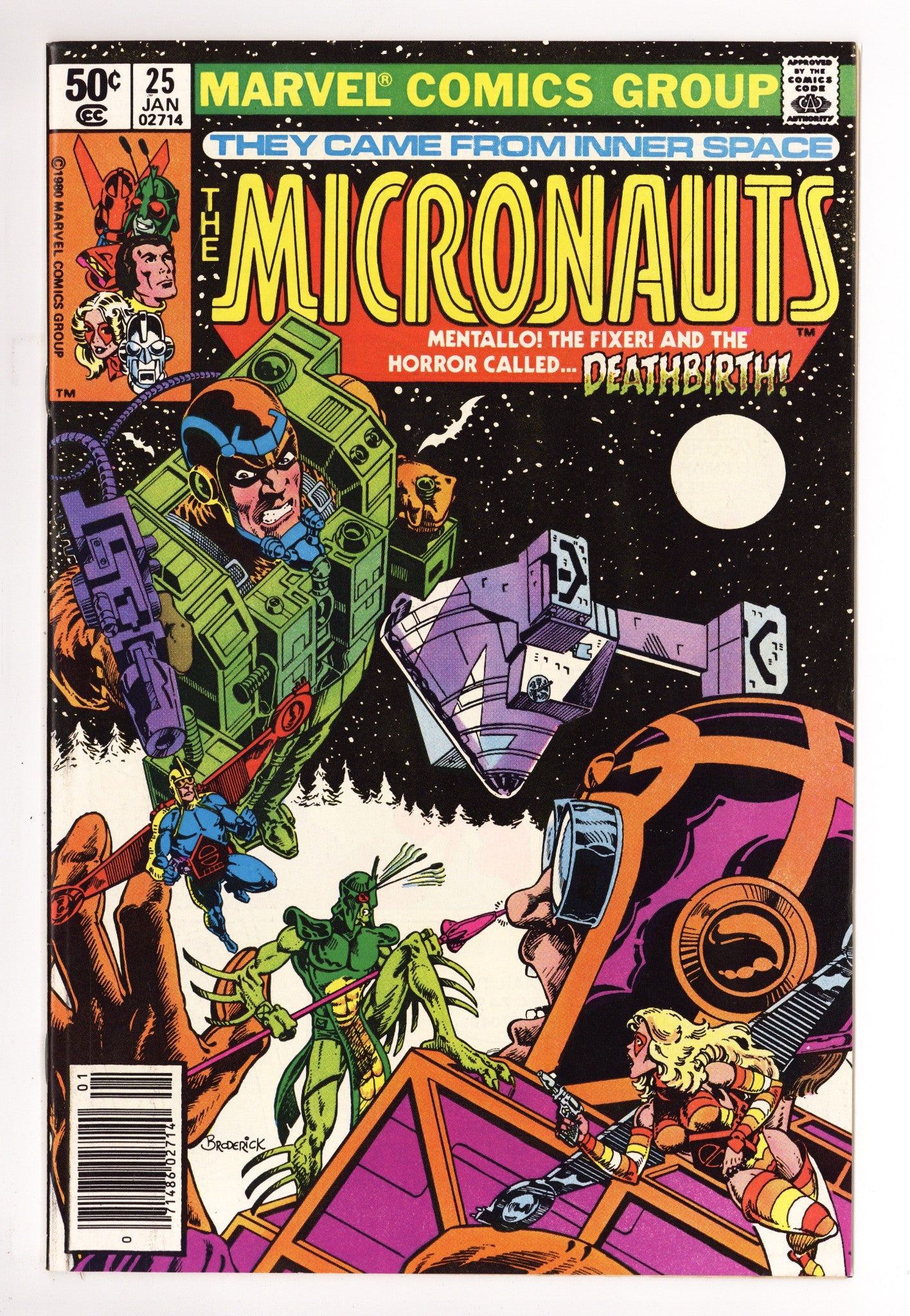 Micronauts Vol 1 25 High Grade (1981) Newsstand 