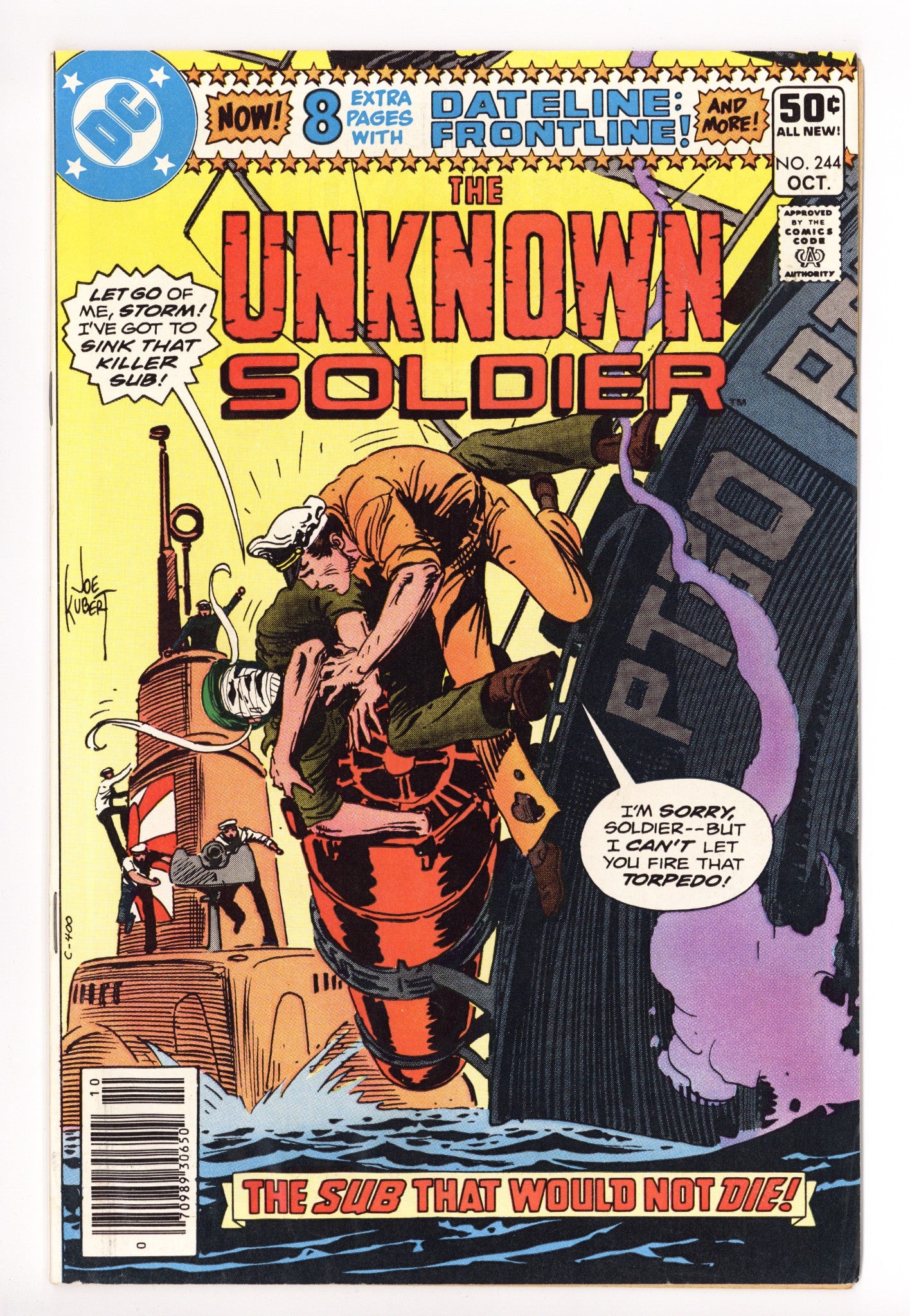 Unknown Soldier Vol 1 244 Low Grade (1980) Newsstand 