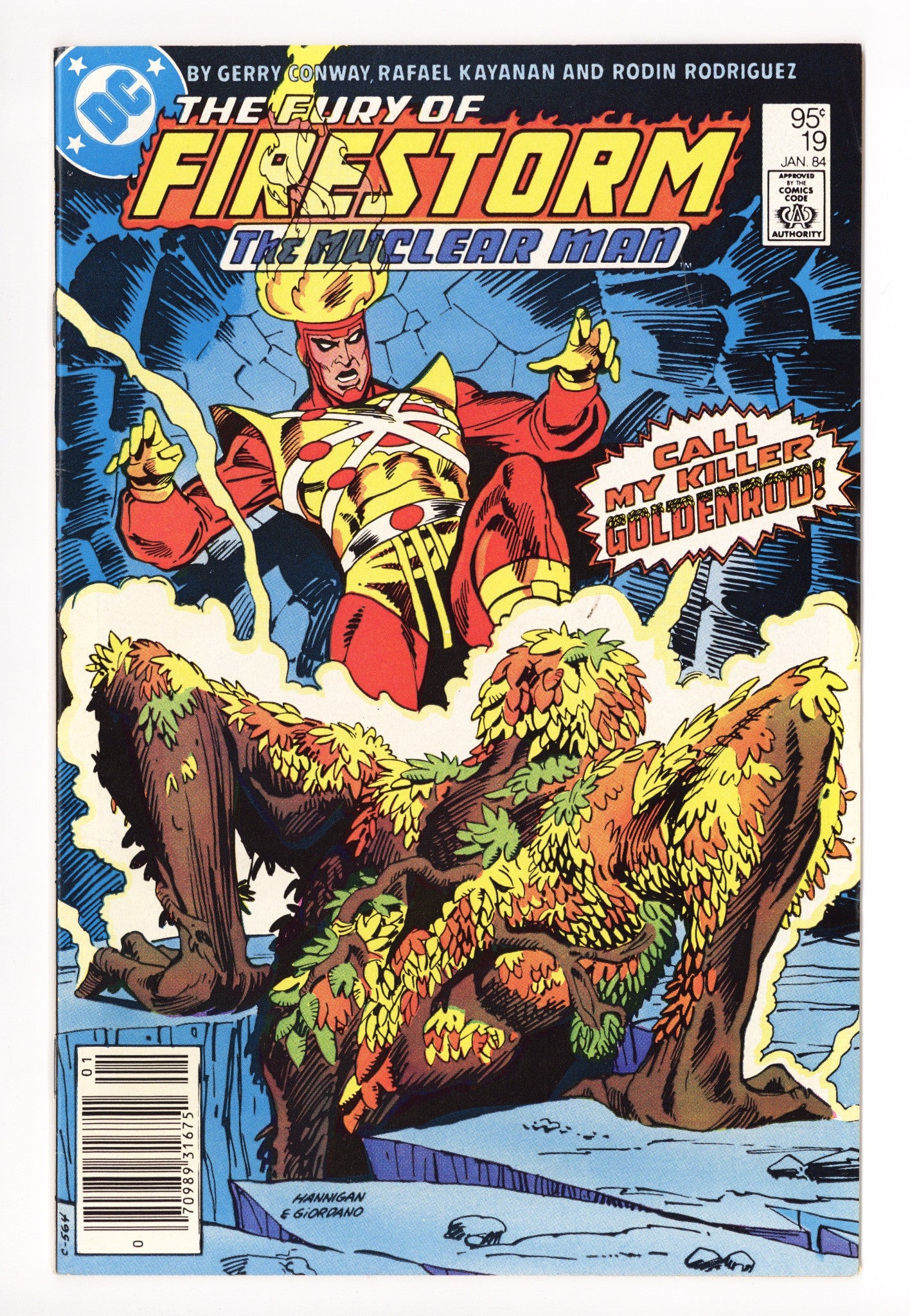 The Fury of Firestorm Vol 2 19 Mid Grade (1984) Canadian Price Variant 