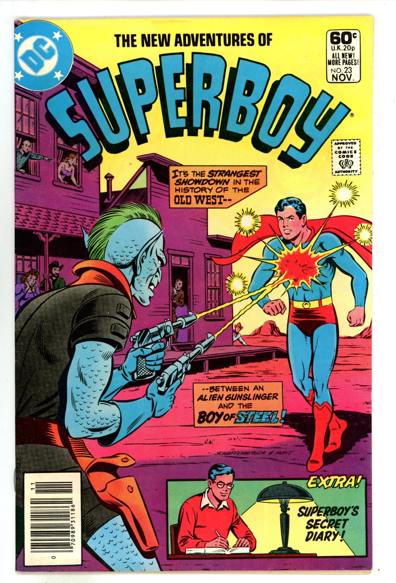 The New Adventures of Superboy 23 Mid Grade (1981) Newsstand 