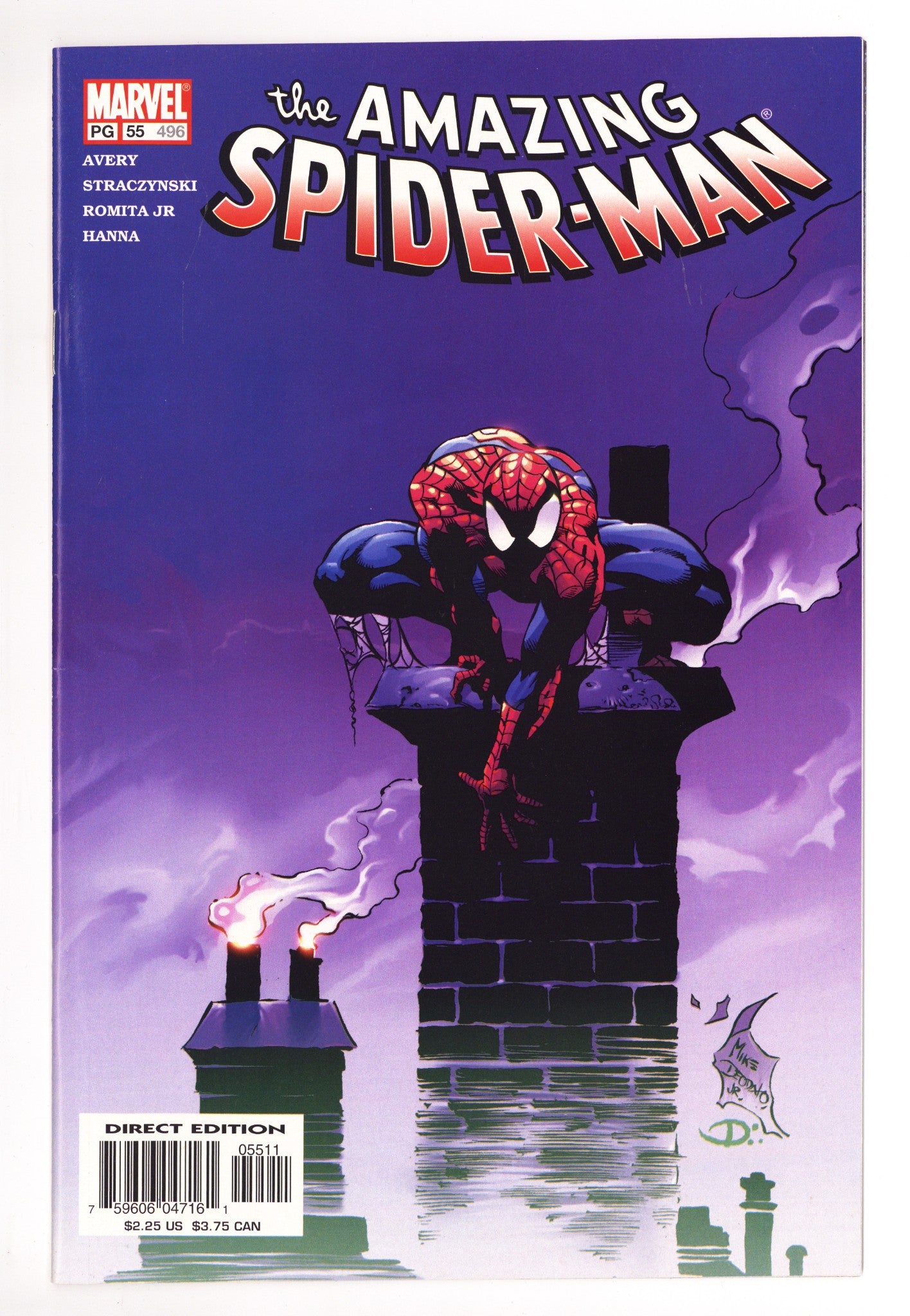 The Amazing Spider-Man Vol 2 55 (496) High Grade (2003) 