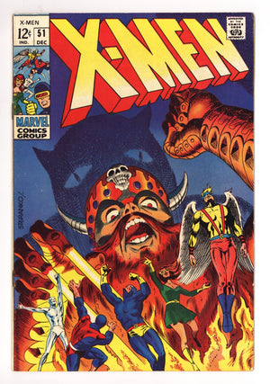 The X-Men Vol 1 51  VF- (7.5)   (1968)