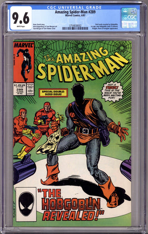 The Amazing Spider-Man Vol 1 289 CGC 9.6 (NM+) (1987)